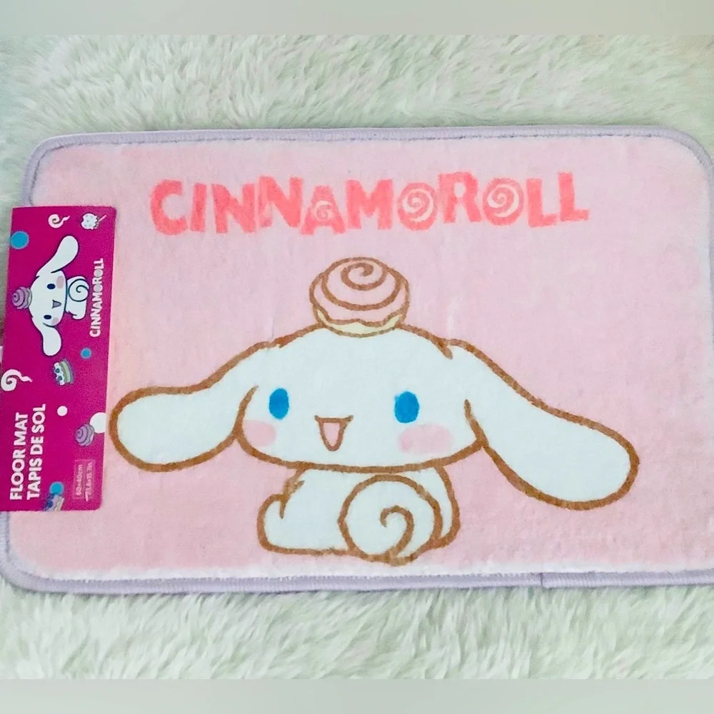 Sanrio Kawaii Anime Pink Cinnamoroll Bathroom Mat Floor Mat